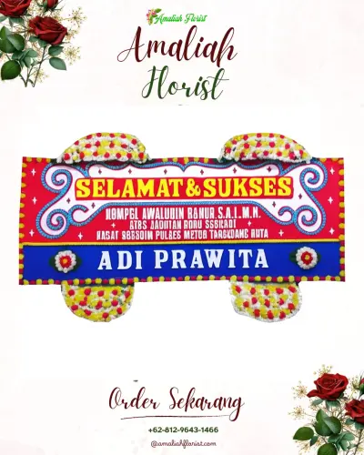 Karangan Bunga Ucapan Selamat di Slawi Wetan