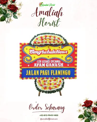 Bunga Papan Congratulation di Slawi Wetan